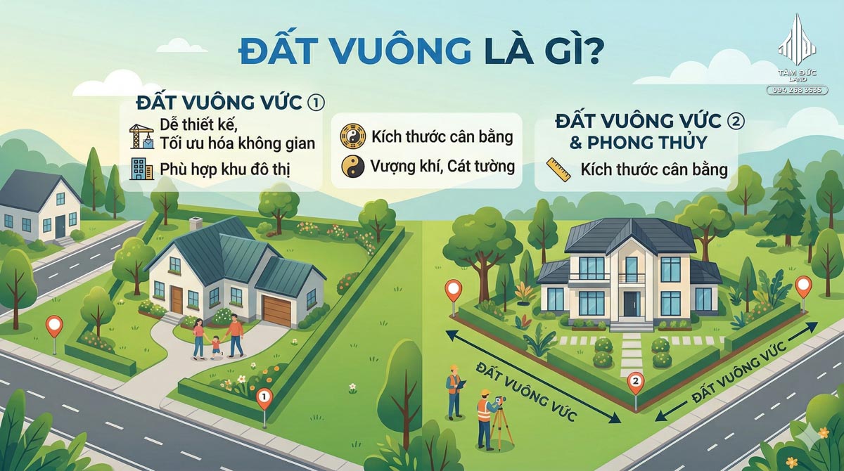 Đất nở hậu có thật sự tốt hơn đất vuông không