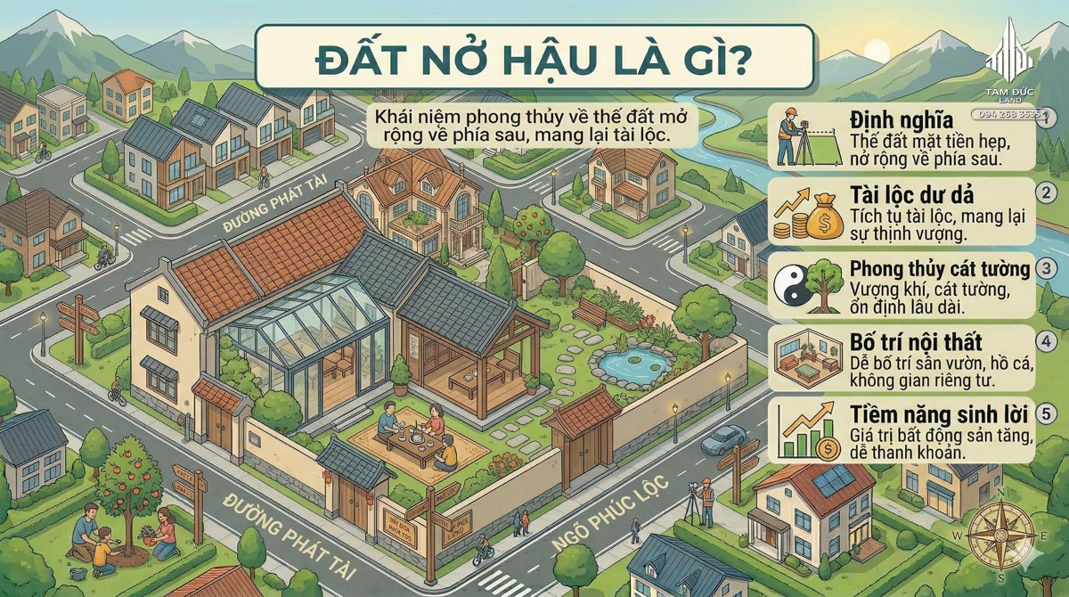 Đất nở hậu có thật sự tốt hơn đất vuông không