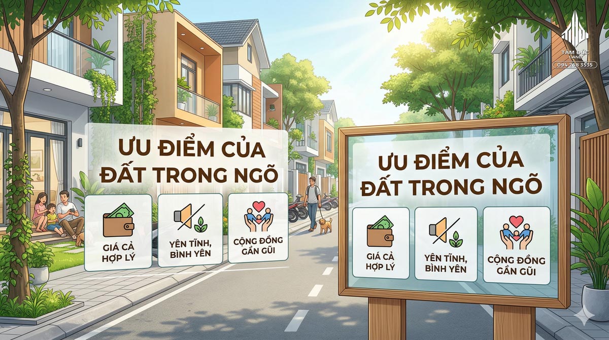 Đất trong ngõ giá mềm có đáng xuống tiền không 
