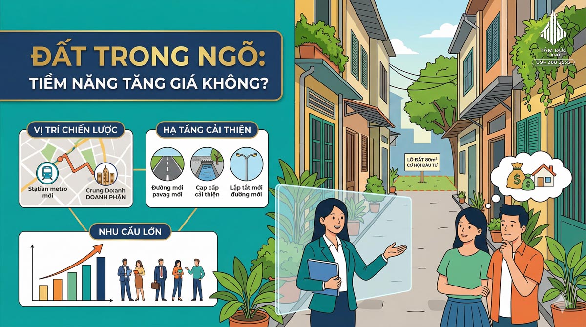 Đất trong ngõ giá mềm có đáng xuống tiền không 