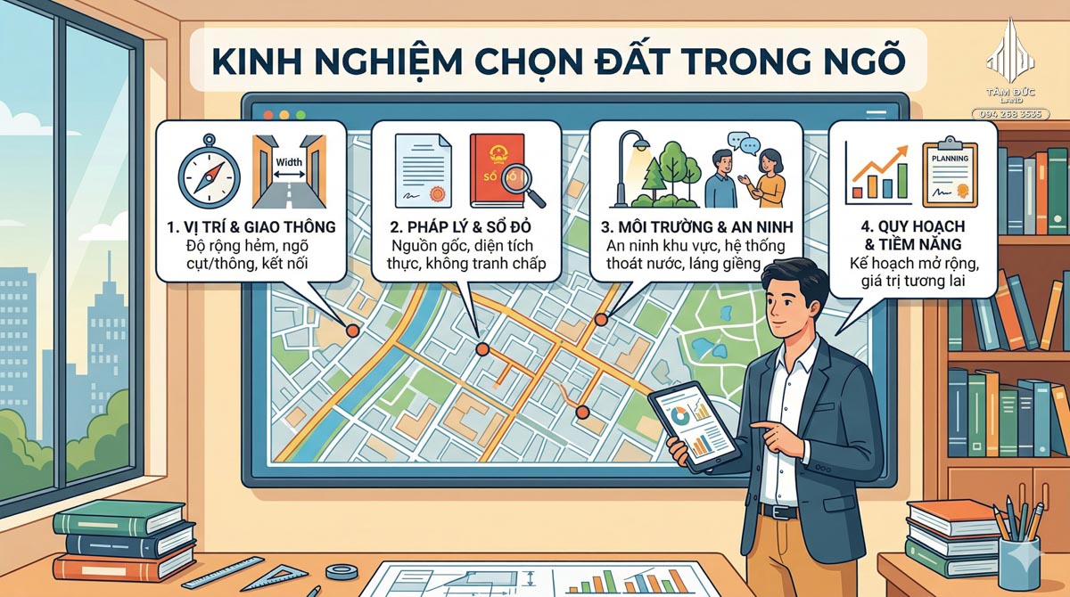 Đất trong ngõ giá mềm có đáng xuống tiền không 