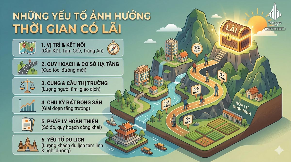 Đầu tư đất Ninh Bình cần giữ bao lâu để có lãi