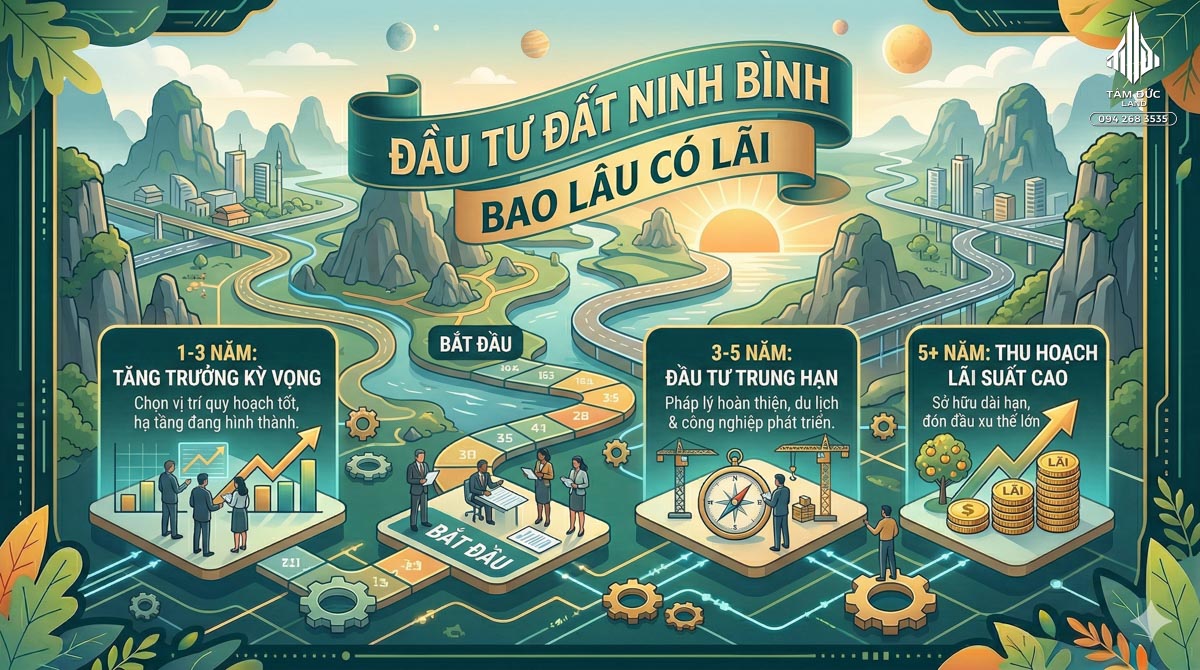 Đầu tư đất Ninh Bình cần giữ bao lâu để có lãi