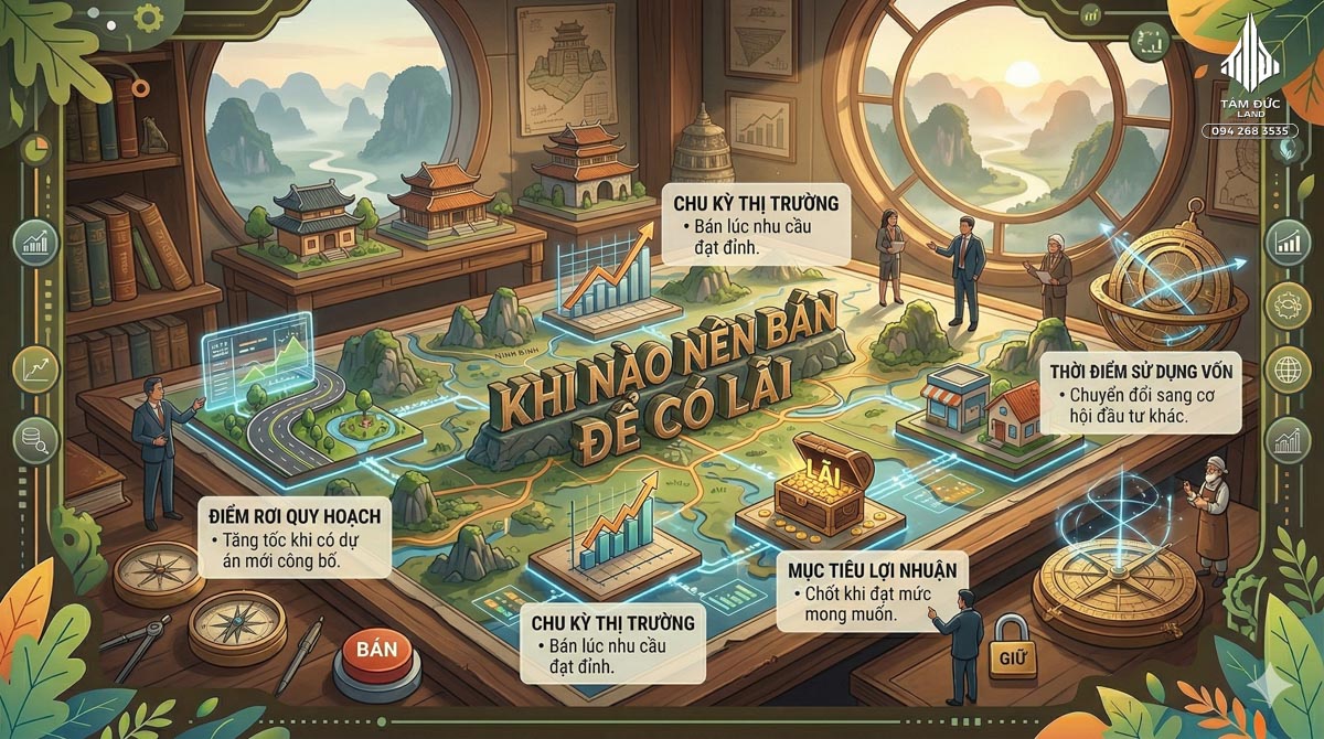 Đầu tư đất Ninh Bình cần giữ bao lâu để có lãi