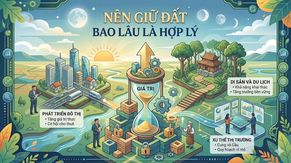 Đầu tư đất Ninh Bình cần giữ bao lâu để có lãi
