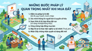 Những bước pháp lý quan trọng nhất khi mua đất là gì