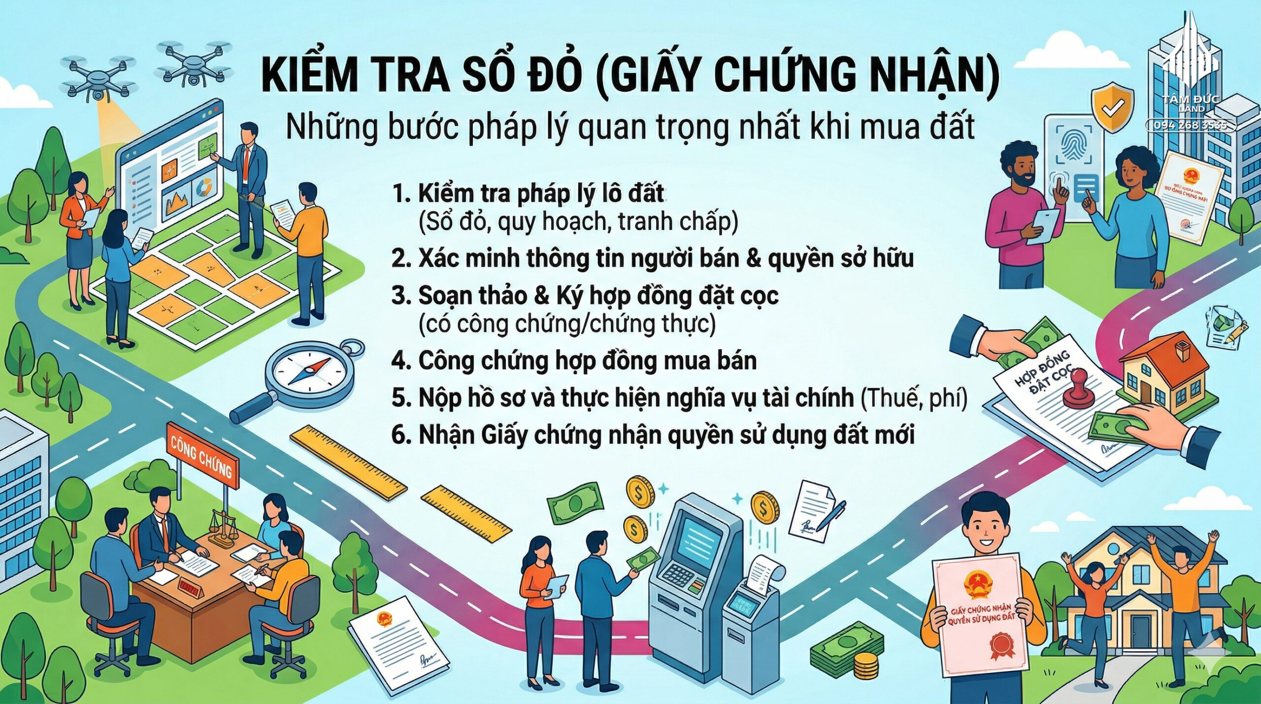 Những bước pháp lý quan trọng nhất khi mua đất là gì | Đức BĐS Ninh Bình 2 Những bước pháp lý quan trọng nhất khi mua đất là gì