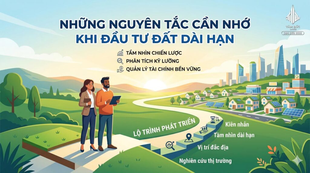 Những nguyên tắc cần nhớ khi đầu tư đất dài hạn