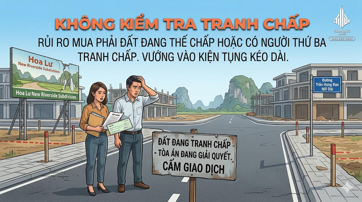 Những sai lầm pháp lý khiến người mua mất tiền khi mua đất !