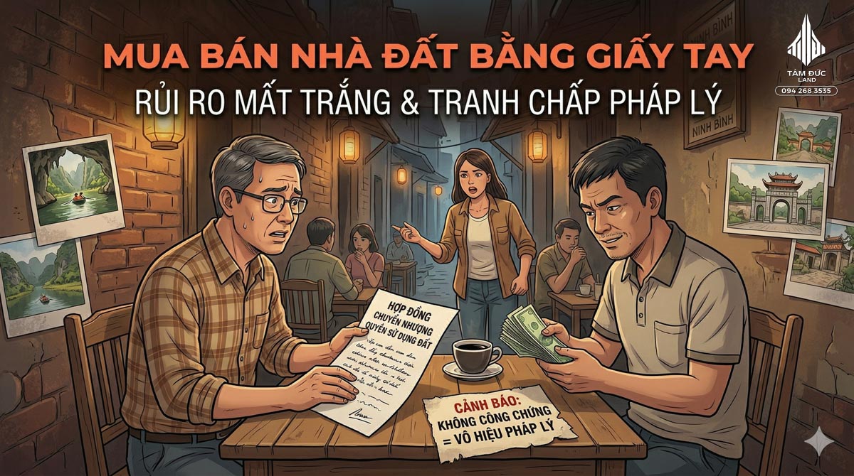 Những sai lầm pháp lý khiến người mua mất tiền khi mua đất !