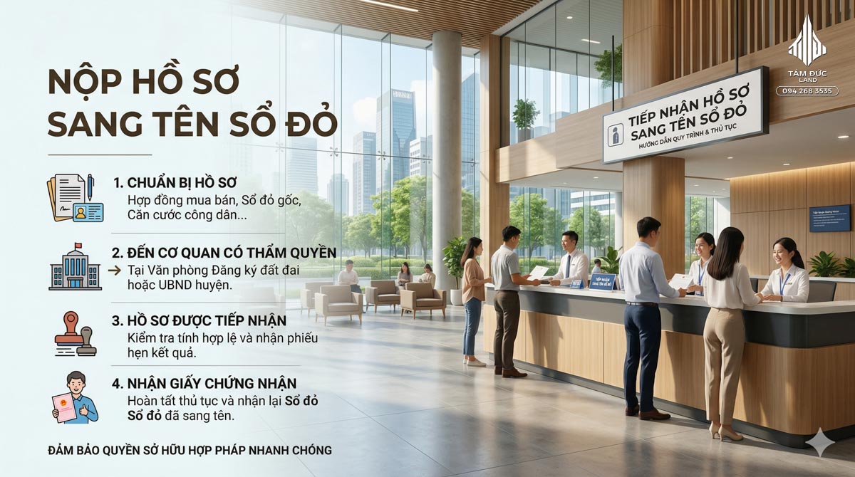 Những thủ tục cần hoàn tất sau khi mua đất