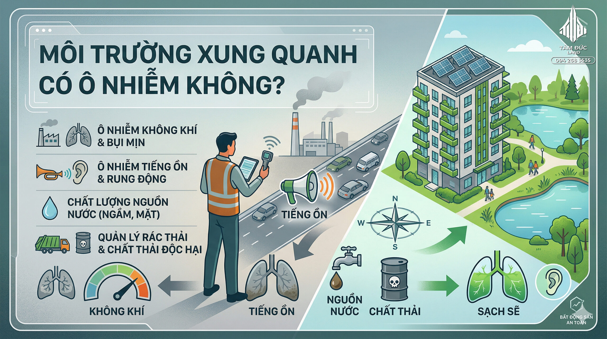Những yếu tố môi trường cần kiểm tra trước khi mua đất | Đức BĐS Ninh Bình 3 Những yếu tố môi trường cần kiểm tra trước khi mua đất