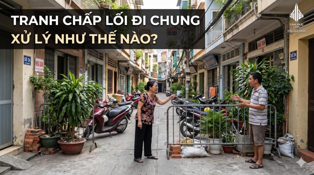 Tranh chấp lối đi chung xử lý như thế nào | Đức BĐS Ninh Bình 1 Tranh chấp lối đi chung xử lý như thế nào