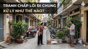 Tranh chấp lối đi chung xử lý như thế nào