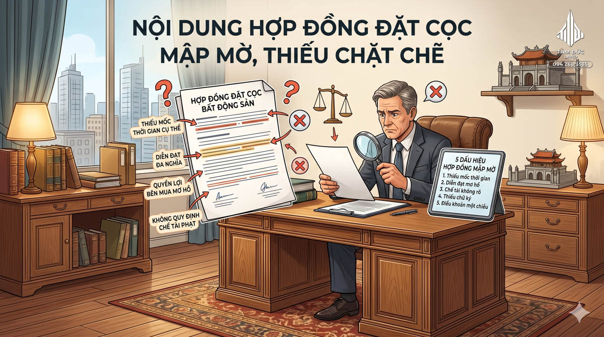 5 sai lầm "chết người" khi đặt cọc mua đất nền dự án | Đức BĐS Ninh Bình 4 5 sai lầm "chết người" khi đặt cọc mua đất nền dự án