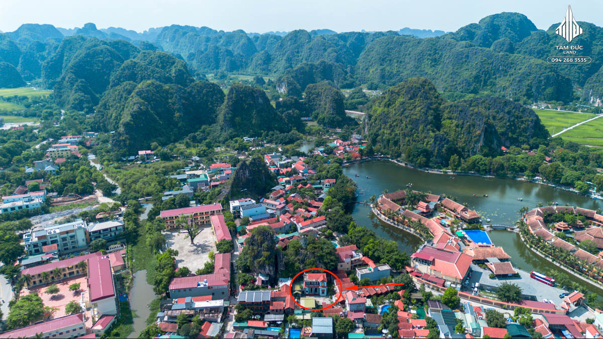 Bán đất Tam Cốc Ninh Bình tựa núi hiếm đẹp 