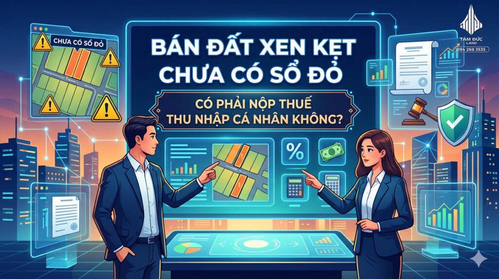 Bán đất xen kẹt chưa có sổ đỏ có phải nộp thuế thu nhập cá nhân không? | Đức BĐS Ninh Bình 1 Bán đất xen kẹt chưa có sổ đỏ có phải nộp thuế thu nhập cá nhân không?
