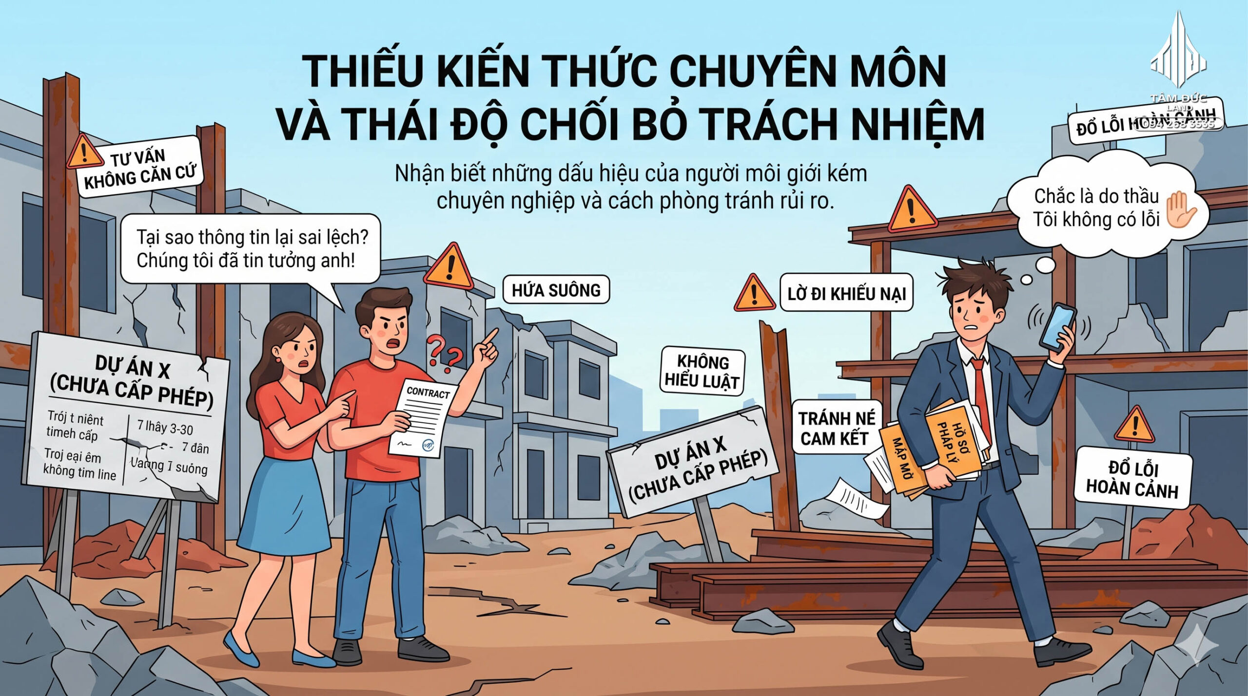 Cách nhận biết môi giới bất động sản lừa đảo, thiếu chuyên nghiệp | Đức BĐS Ninh Bình 6 Cách nhận biết môi giới bất động sản lừa đảo, thiếu chuyên nghiệp