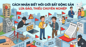 Cách nhận biết môi giới bất động sản lừa đảo, thiếu chuyên nghiệp