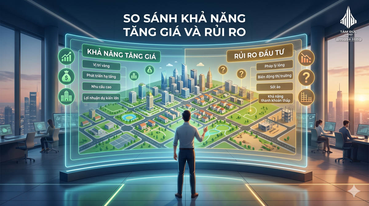 Có 1 tỷ nên đầu tư đất nền ven đô hay mua chung cư trả góp? 