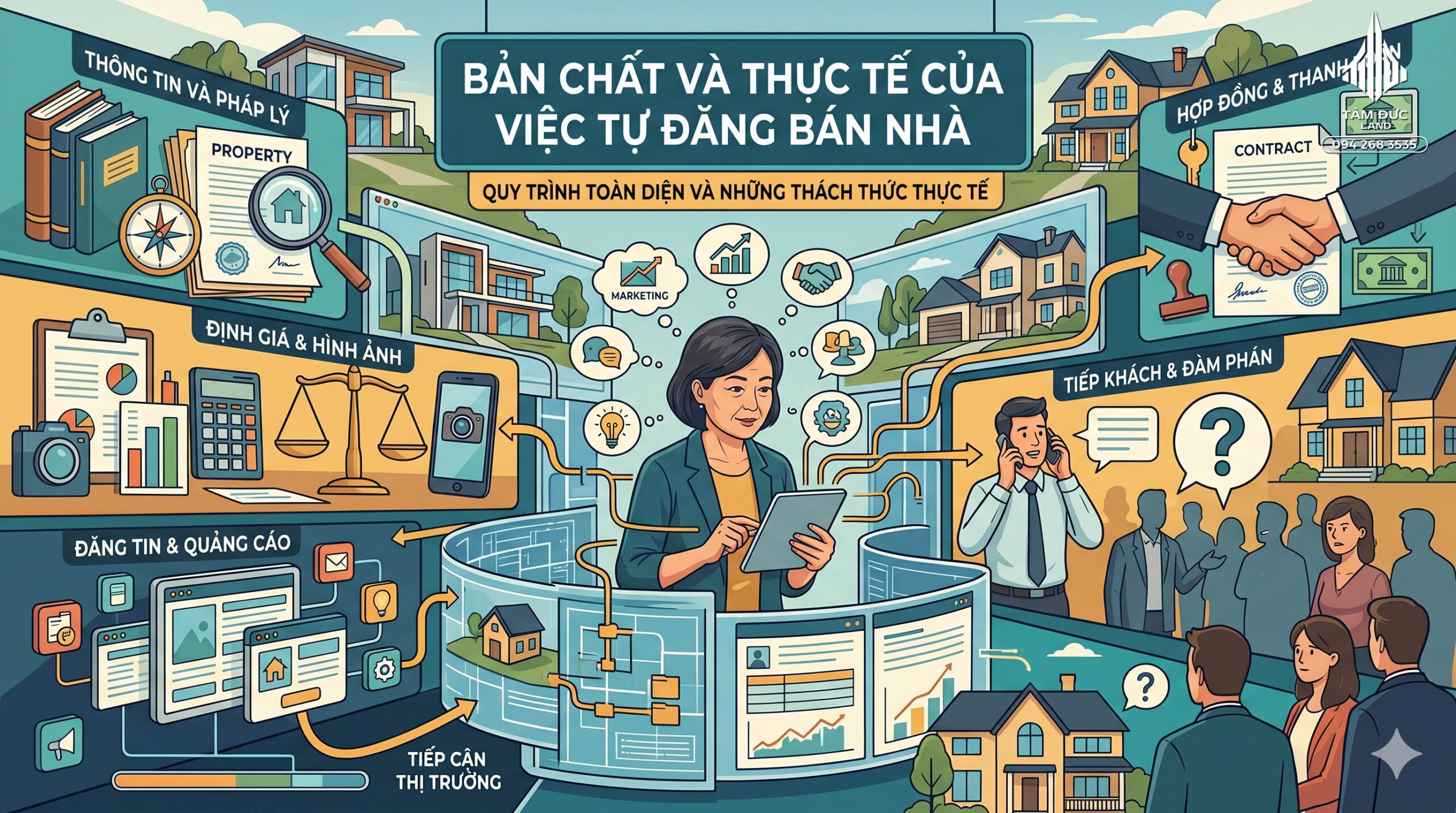 Có nên tự đăng bán nhà hay nhờ văn phòng môi giới? 1 | Đức BĐS Ninh Bình 2 Có nên tự đăng bán nhà hay nhờ văn phòng môi giới bất động sản?