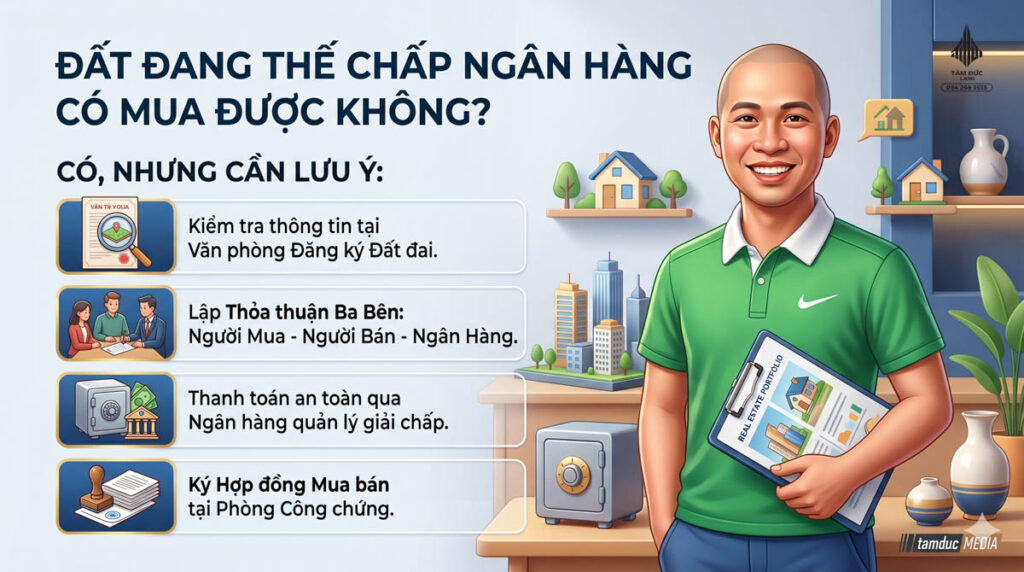 Đất đang thế chấp ngân hàng có mua được không | Đức BĐS Ninh Bình 1 Đất đang thế chấp ngân hàng có mua được không
