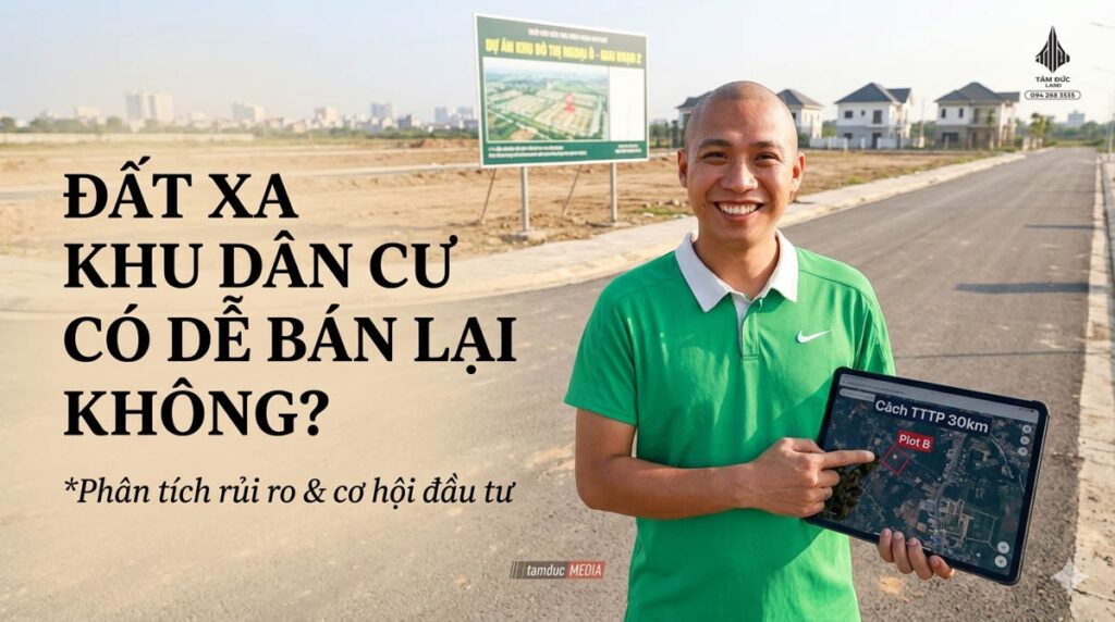 Đất xa khu dân cư có dễ bán lại không? | Đức BĐS Ninh Bình 1 Đất xa khu dân cư có dễ bán lại không?