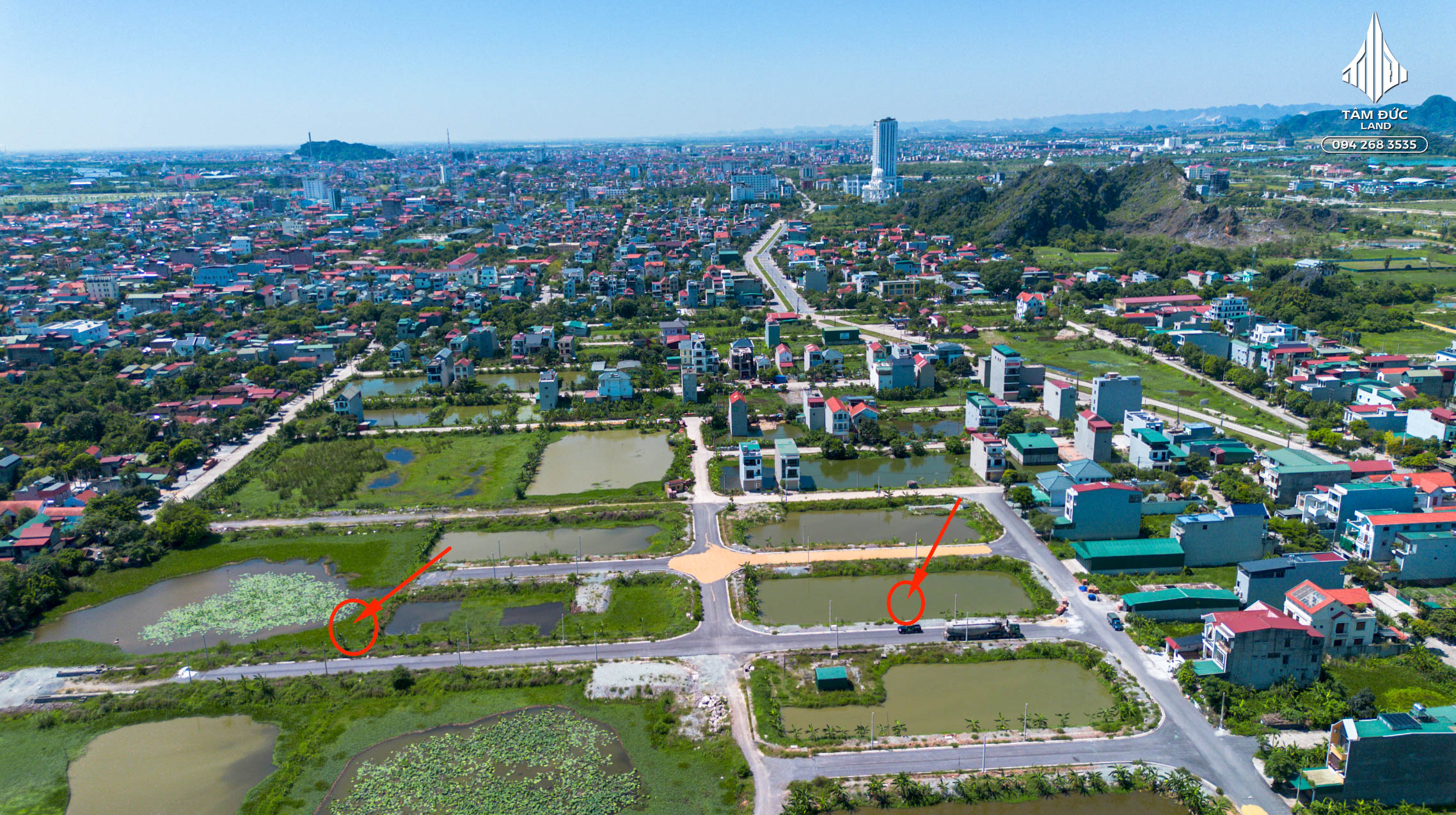 Lô đất Đồng Ổi Ninh Mỹ Ninh Bình khu phân lô ô bàn cờ mới 105m2