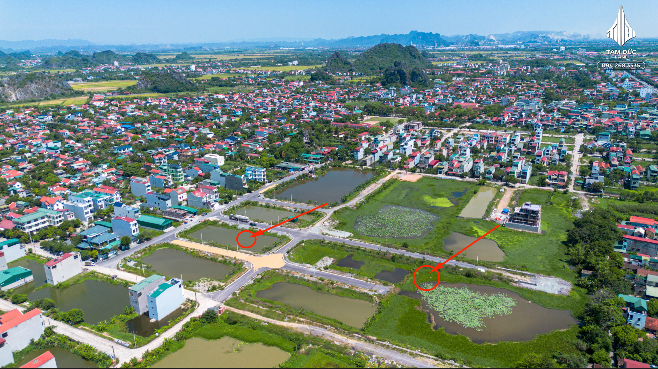 Lô đất Đồng Ổi Ninh Mỹ Ninh Bình khu phân lô ô bàn cờ mới 105m2