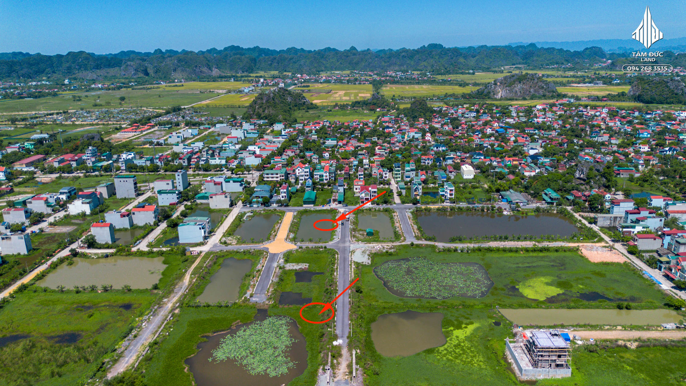 Lô đất Đồng Ổi Ninh Mỹ Ninh Bình khu phân lô ô bàn cờ mới 105m2