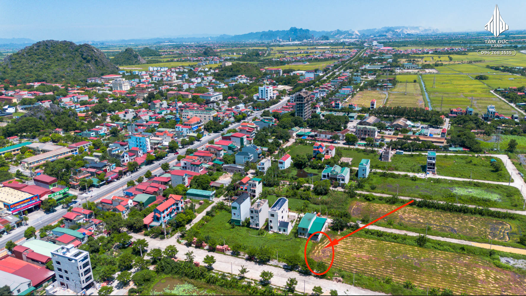 Lô đất Thổ Trì Ninh Bình giữa tâm điểm phát triển đô thị mới 108m2