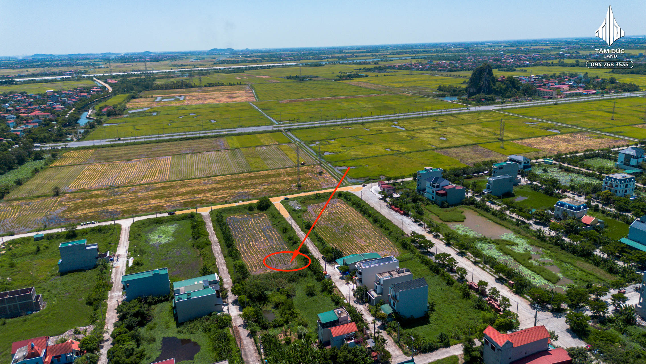Lô đất Thổ Trì Ninh Bình giữa tâm điểm phát triển đô thị mới 108m2