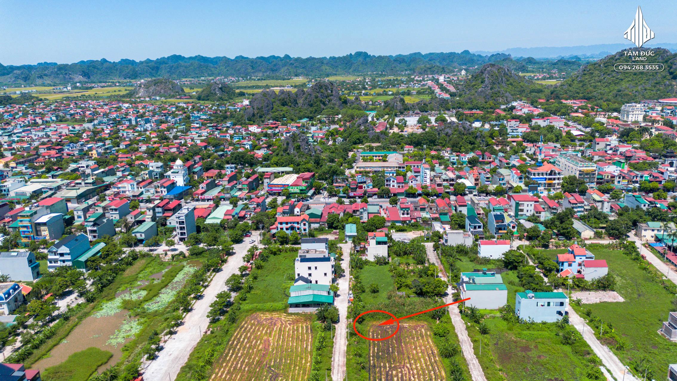 Lô đất Thổ Trì Ninh Bình giữa tâm điểm phát triển đô thị mới 108m2