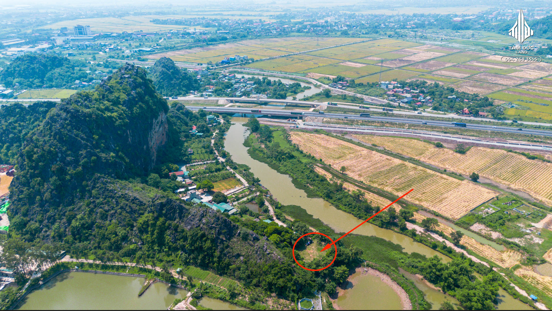 Lô đất Vạn Lê Ninh Bình gần thiên nhiên tựa núi hướng thủy 1100m2 | Đức BĐS Ninh Bình 4 Lô đất Vạn Lê Ninh Bình gần thiên nhiên tựa núi hướng thủy