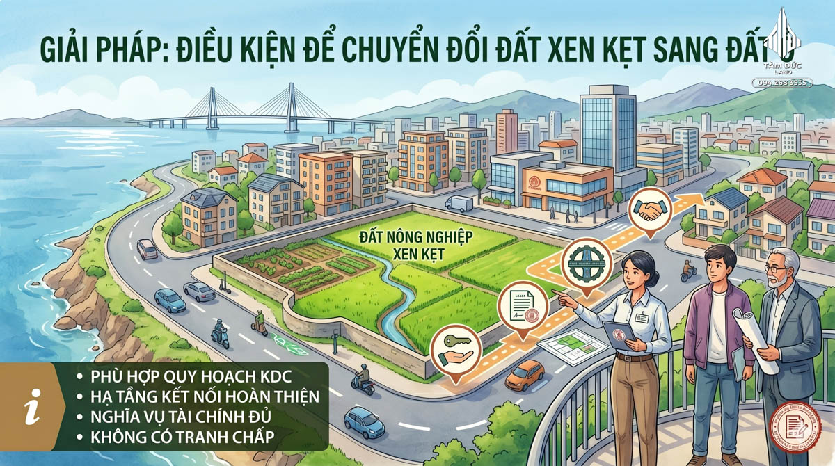 Đất nông nghiệp xen kẹt trong khu dân cư có được xin phép xây nhà?