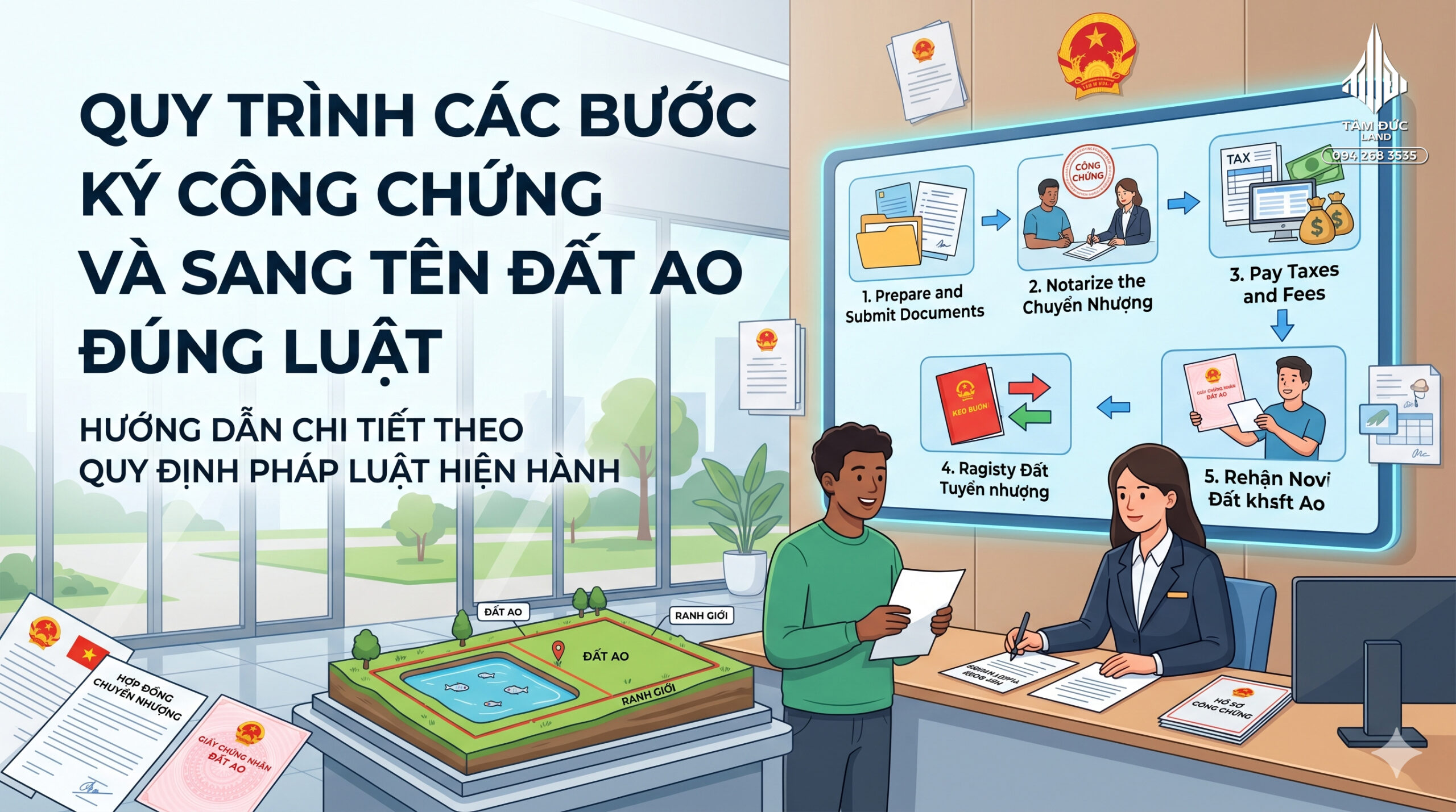 Đất ao chuyển nhượng có cần công chứng không? | Đức BĐS Ninh Bình 5 Đất ao chuyển nhượng có cần công chứng không?