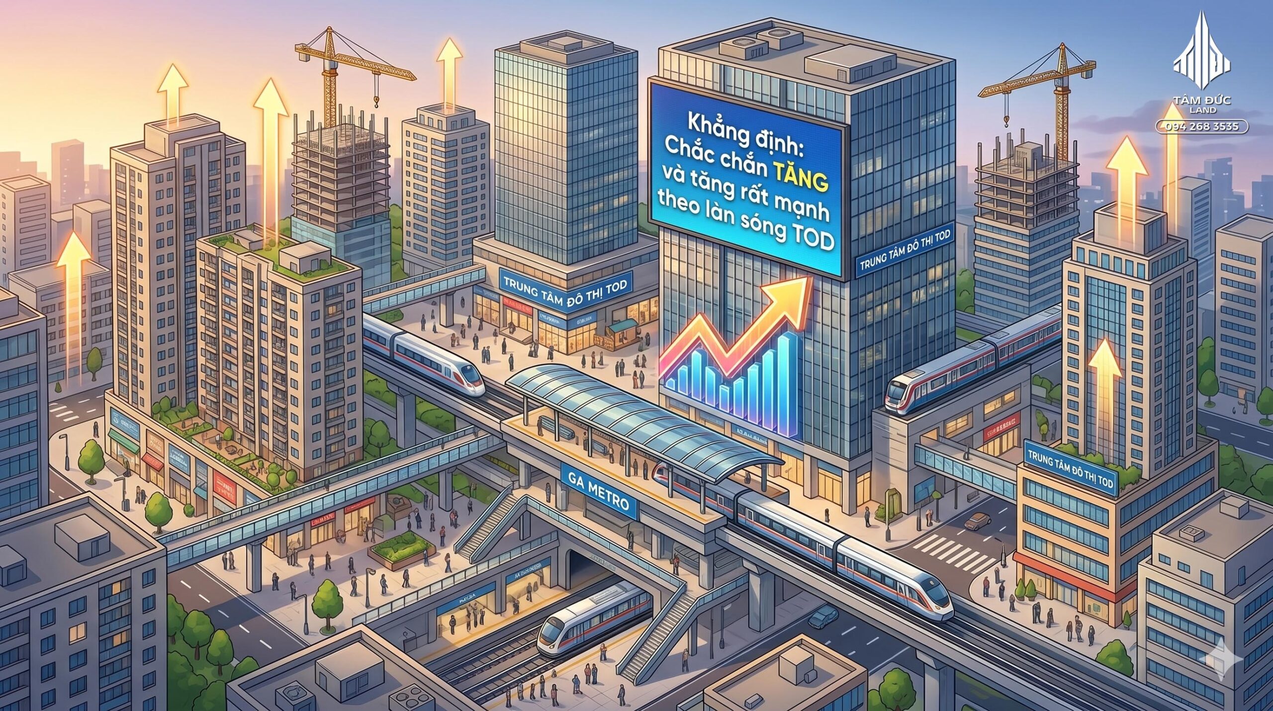 Đất gần ga đường sắt tốc độ cao có tăng giá không?