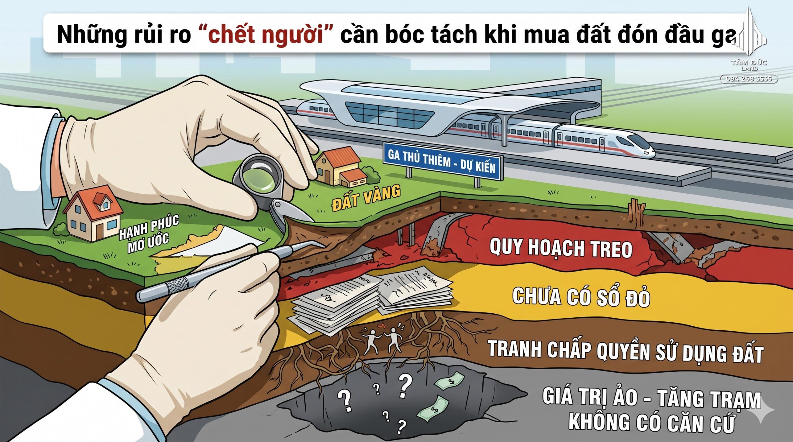 Đất gần ga đường sắt tốc độ cao có tăng giá không?