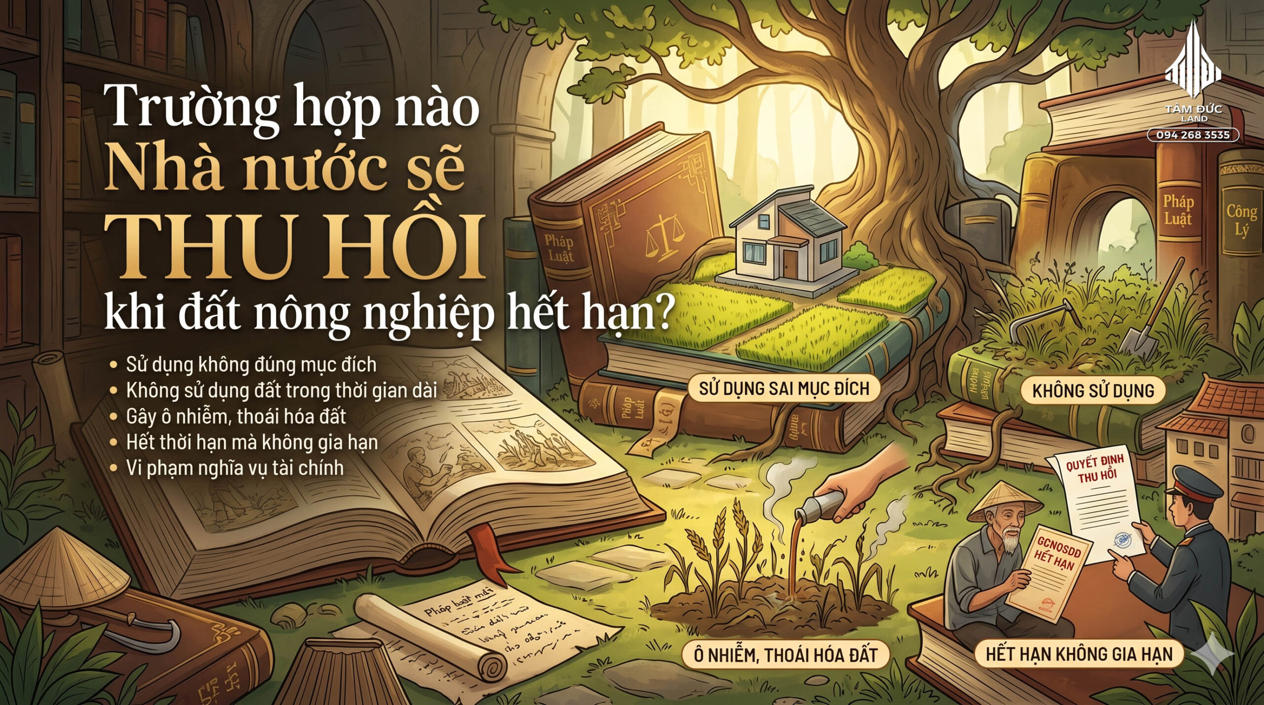 Đất nông nghiệp hết thời hạn sử dụng thì sao? | Đức BĐS Ninh Bình 4 Đất nông nghiệp hết thời hạn sử dụng thì sao?