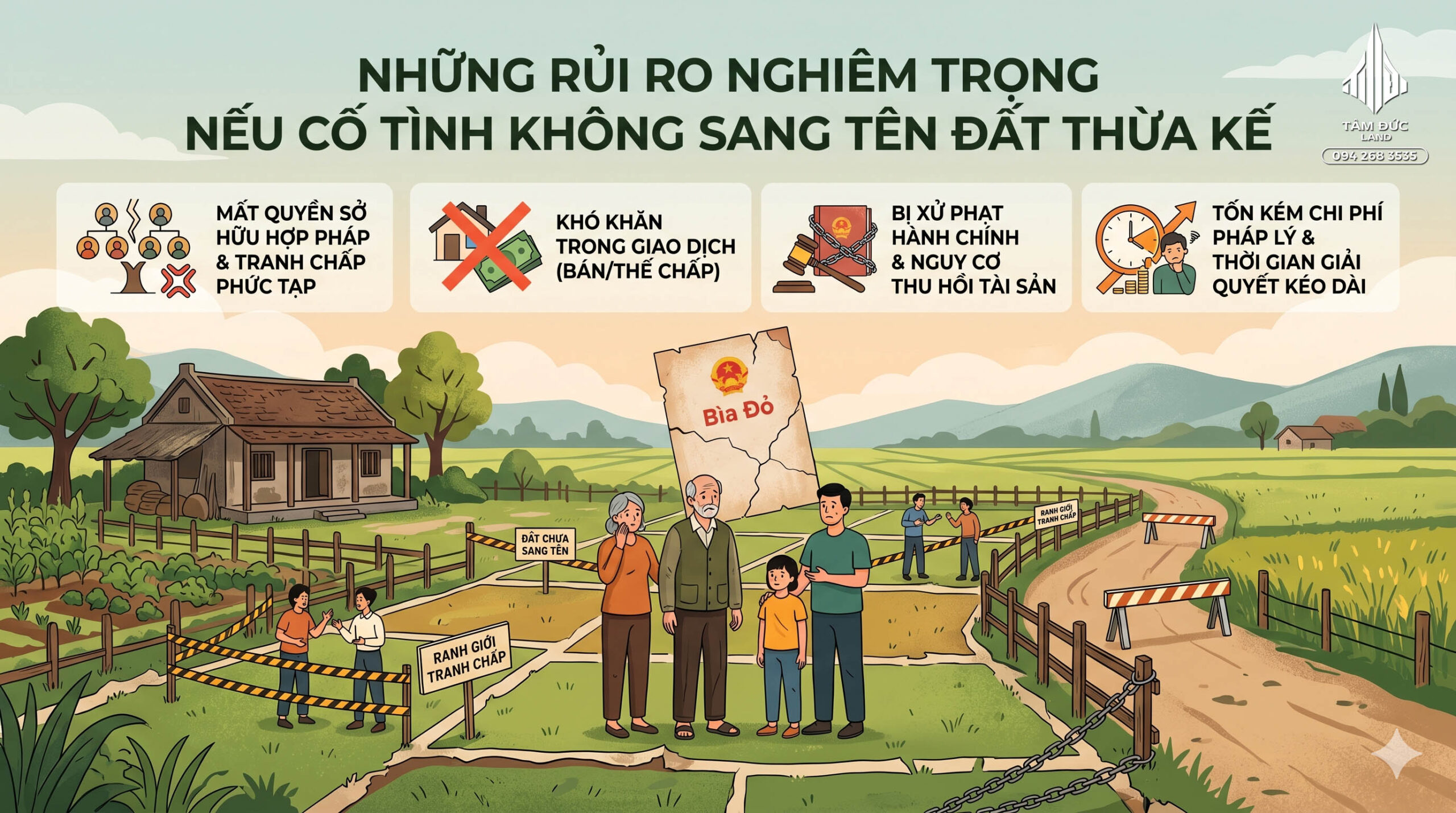 Đất thừa kế có bắt buộc phải sang tên không? | Đức BĐS Ninh Bình 4 Đất thừa kế có bắt buộc phải sang tên không?