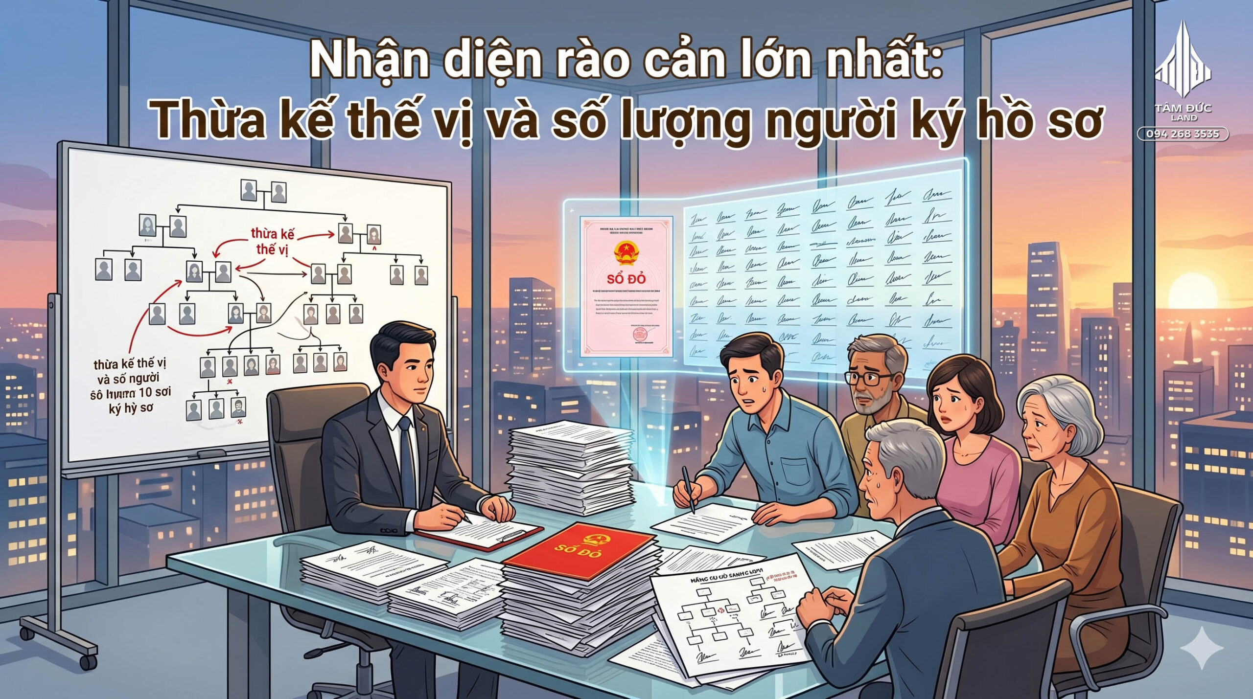 Đất thừa kế qua nhiều thế hệ làm thủ tục thế nào?