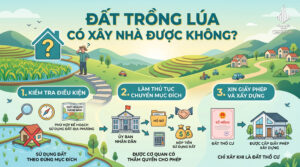 Đất trồng lúa có xây nhà được không?