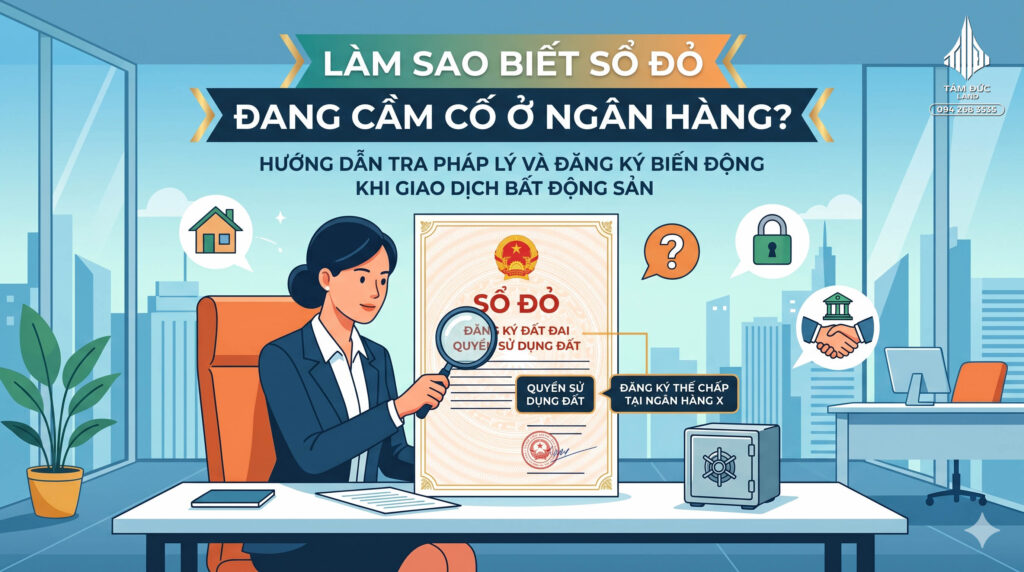 Làm sao biết sổ đỏ đang cầm cố ở ngân hàng?