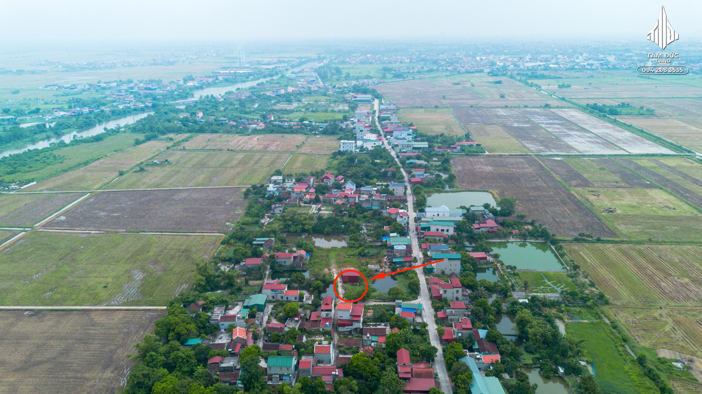 Lô đất 2 mặt tiền Hữu Trịnh Vũ Dương Ninh Bình không gian sống yên bình 105m2