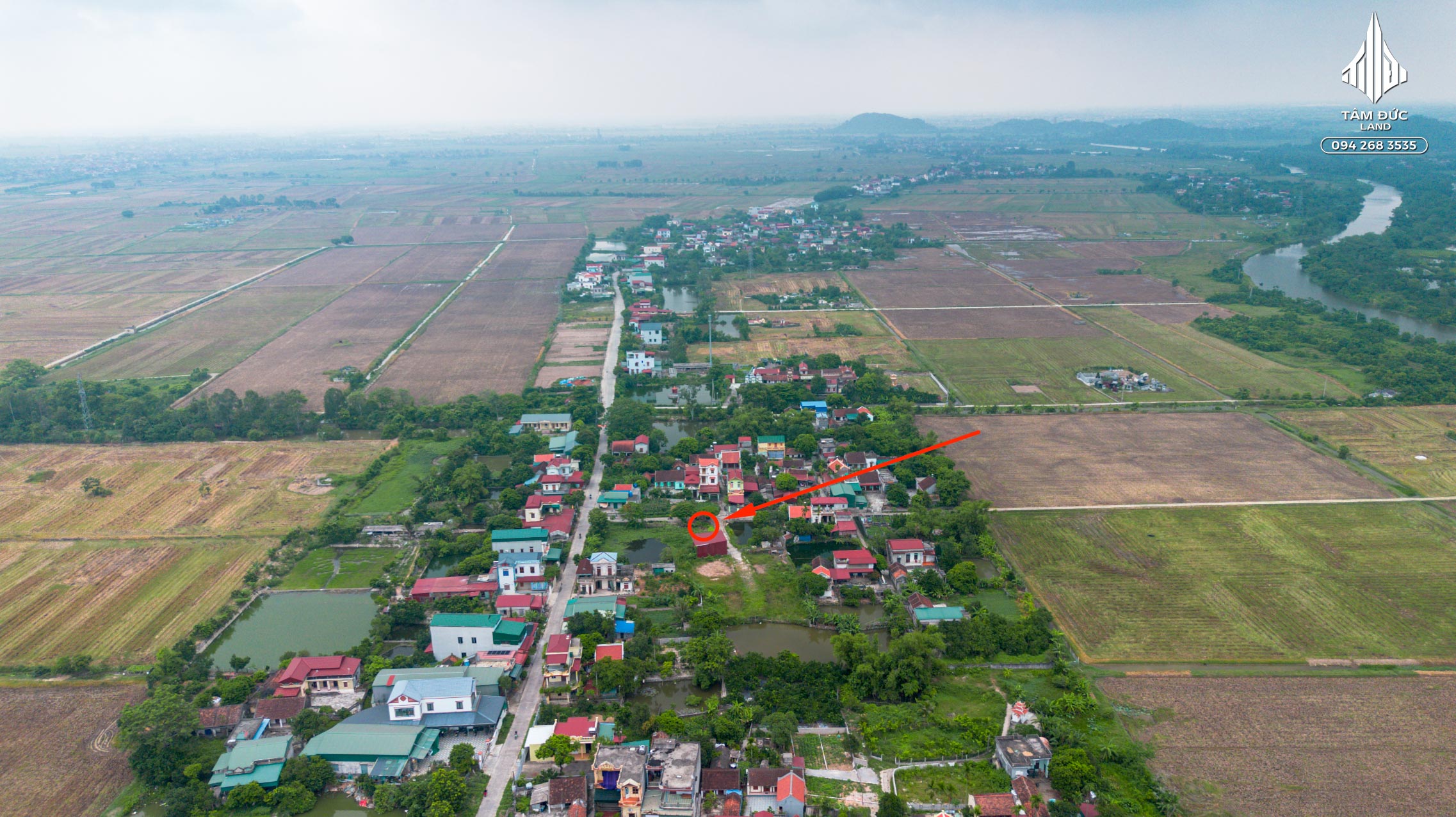 Lô đất 2 mặt tiền Hữu Trịnh Vũ Dương Ninh Bình không gian sống yên bình 105m2