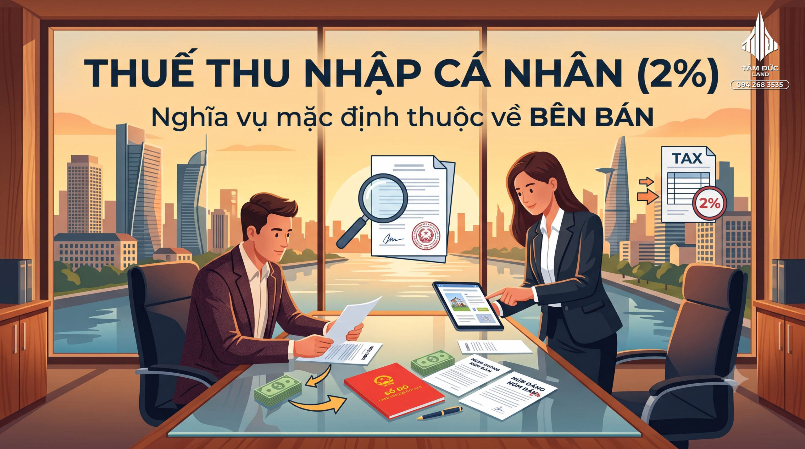 Ai là người nộp thuế khi sang tên sổ đỏ?