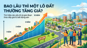Bao lâu thì một lô đất thường tăng giá?