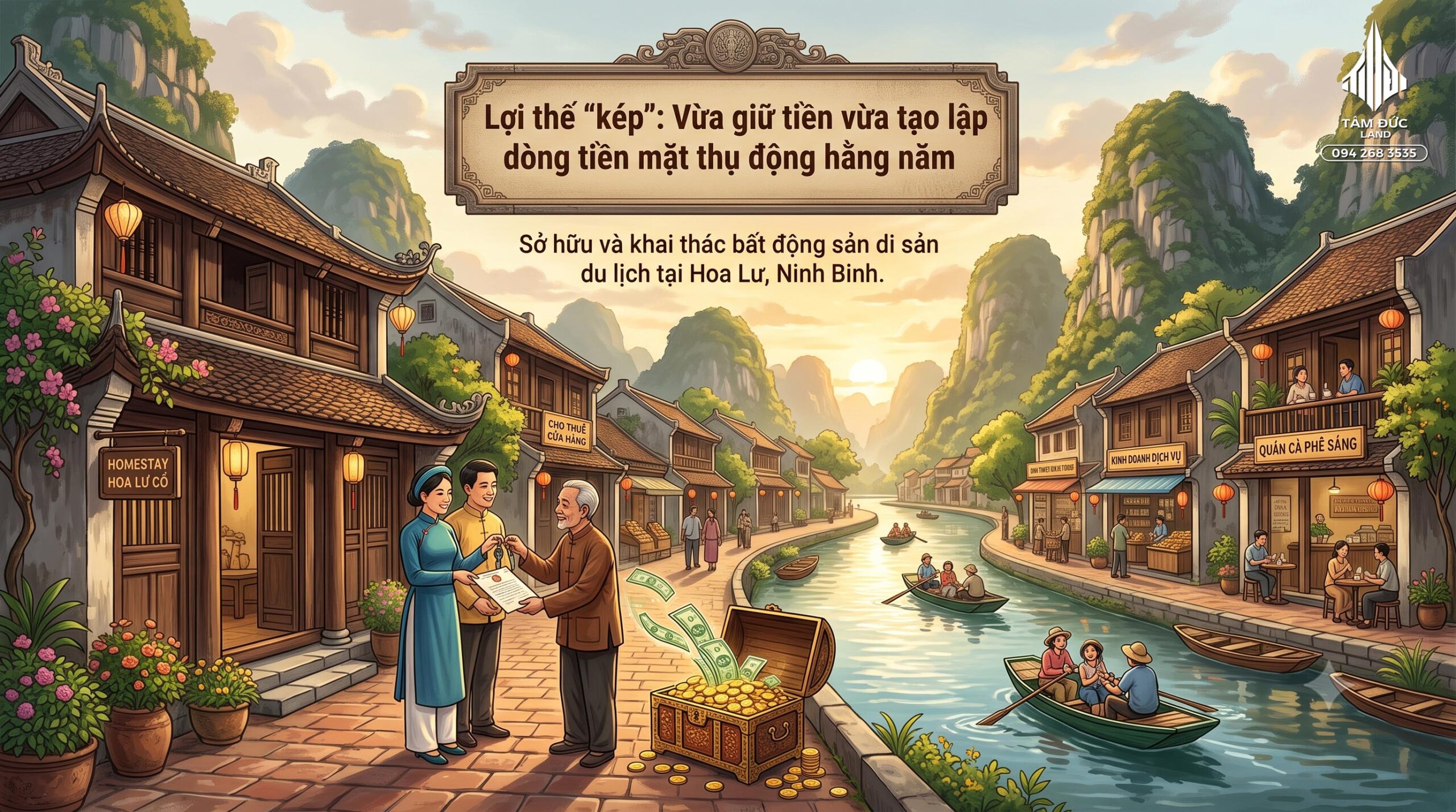 Có nên mua đất gần chợ chỉ để giữ tài sản? 