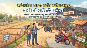 Có nên mua đất gần chợ chỉ để giữ tài sản?