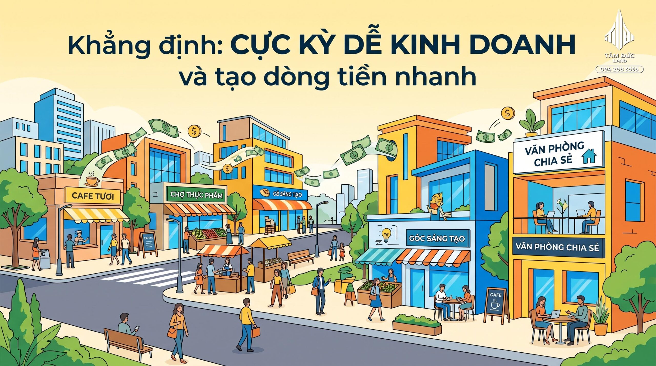 Đất gần chợ có dễ kinh doanh không? 